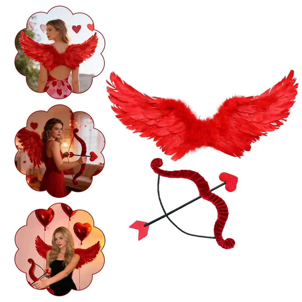 Костюм для косплея: полный набор для стрелка, декор для Дня святого Валентина, легко собираемые крылья ангела, идеально подходят для выступлений
Костюм для косплея: полный набор для стрелка, декор для Дня святого Валентина, легко собираемые крылья ангела, идеально подходят для выступлений