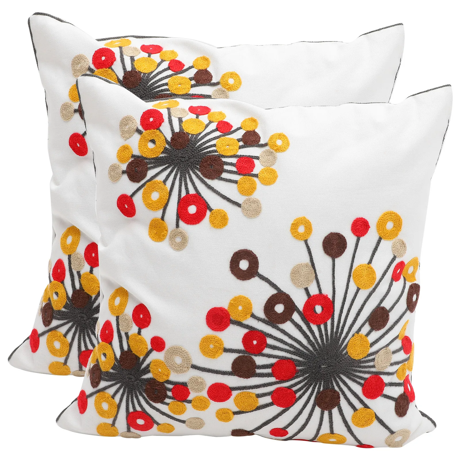 2Pcs Square Pillow Cover Farmhouse Bohemian Design Easy Zipper Closure for Sofa Bed Chair Outdoor Indoor Decorative Use
2Pcs Square Pillow Cover Farmhouse Bohemian Design Easy Zipper Closure for Sofa Bed Chair Outdoor Indoor Decorative Use