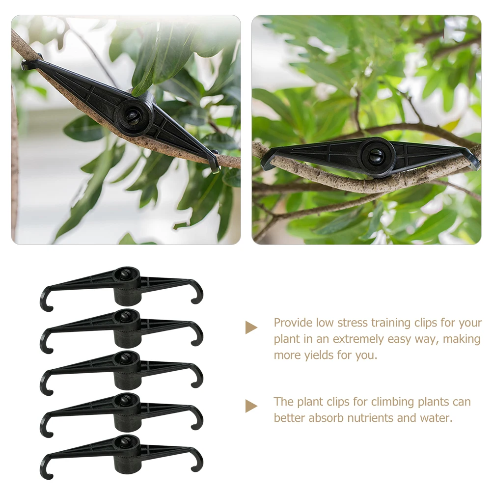 5 Pcs Fruit Tree Shaper Bonsai Tools Plant Clips Reusable Garden Supplies Twig Bender Clamps Durable Plastic Material Easy Use
5 Pcs Fruit Tree Shaper Bonsai Tools Plant Clips Reusable Garden Supplies Twig Bender Clamps Durable Plastic Material Easy Use