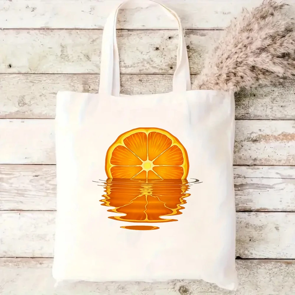 Sunset Orange Slice Canvas Tote Bag Watercolor Style Shoulder Bag
Sunset Orange Slice Canvas Tote Bag Watercolor Style Shoulder Bag
