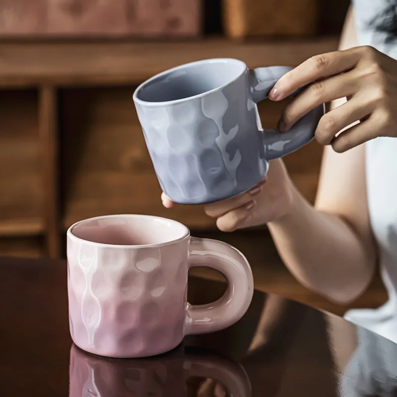 Ceramic Thick Handle Mug Round Large Capacity Drinking Household Daily Milk Oat Cup High Appearance Couple
Ceramic Thick Handle Mug Round Large Capacity Drinking Household Daily Milk Oat Cup High Appearance Couple