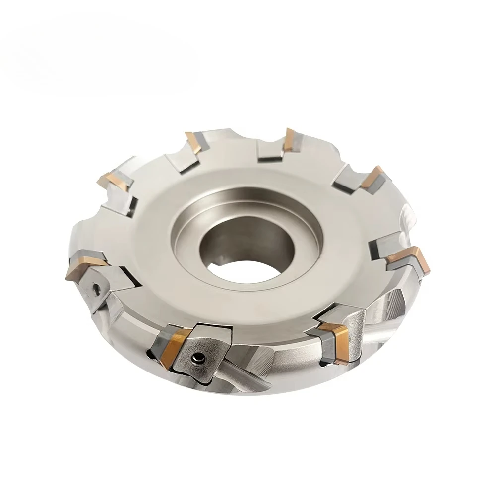 545 Type Bt50 SEEN1504 Blade 45 Degree Flat Precision Milling Cutter With Forward Indexing CNC Milling Disc
545 Type Bt50 SEEN1504 Blade 45 Degree Flat Precision Milling Cutter With Forward Indexing CNC Milling Disc