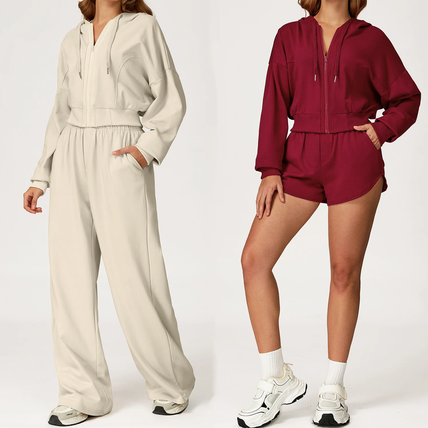 Хлопковая спортивная толстовка с капюшоном, куртка, костюм для тренировок в тренажерном зале, женский комплект из двух предметов для йоги, спортивные штаны для фитнеса, шорты для бега, спортивный костюм
Хлопковая спортивная толстовка с капюшоном, куртка, костюм для тренировок в тренажерном зале, женский комплект из двух предметов для йоги, спортивные штаны для фитнеса, шорты для бега, спортивный костюм