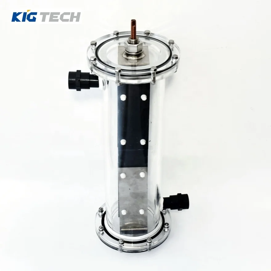 Титановый электрод KIG с рутениево-иридиевым покрытием для электролизера, для получения гипохлорита натрия из соленой воды, рассола, морской воды
Титановый электрод KIG с рутениево-иридиевым покрытием для электролизера, для получения гипохлорита натрия из соленой воды, рассола, морской воды