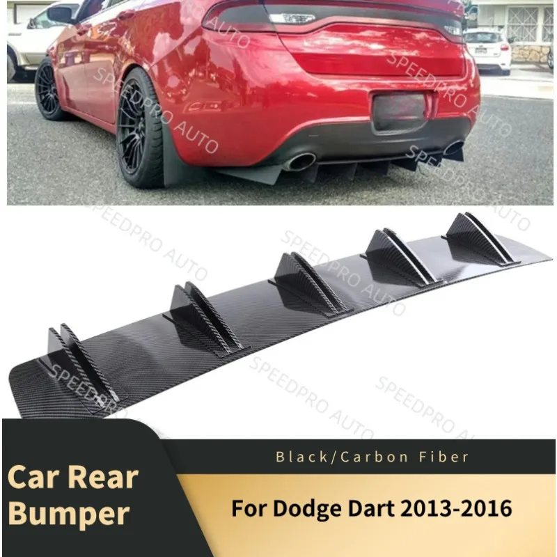 Rear Diffuser 5 Fins Shark Bumper Splitter Spoiler Lip For D0dge Dart 2013-2016 Car Body Kit Accessories Carbon Fiber
Rear Diffuser 5 Fins Shark Bumper Splitter Spoiler Lip For D0dge Dart 2013-2016 Car Body Kit Accessories Carbon Fiber