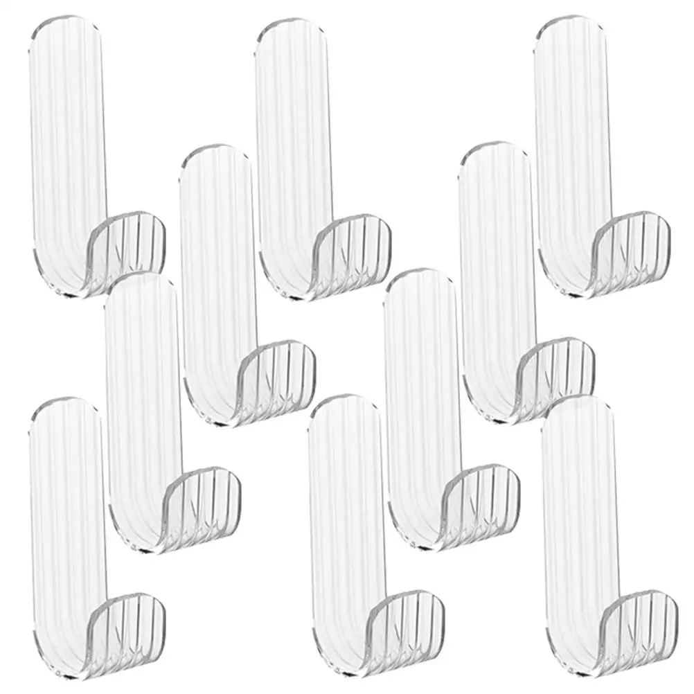 10pcs Acrylic Wall Hooks Adhesive Sticky Hangers for Towel Key Bathrobe Storage Removable Heavy Duty Hook Small
10pcs Acrylic Wall Hooks Adhesive Sticky Hangers for Towel Key Bathrobe Storage Removable Heavy Duty Hook Small