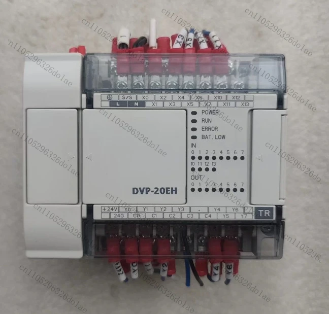Programmable controller PLC DVP20EH00T3 function is intact, tested okay