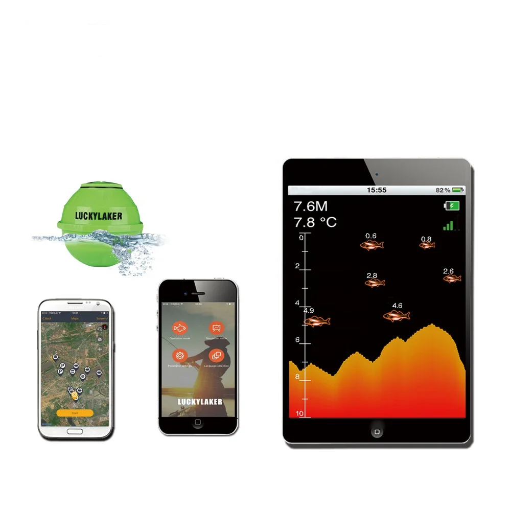 LUCKY Fish Finder IOS Android WIFi Wireless Fish Finder FF916
LUCKY Fish Finder IOS Android WIFi Wireless Fish Finder FF916