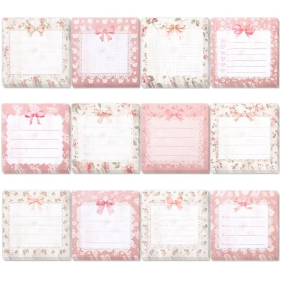 Pad/ 480 Sheets Pink Coquette Bow Sticky Notes 3x3 Inch Cute Bow Sticky Note Pads Coquette Stuff Self Adhesive Pink Notepad Rem
Pad/ 480 Sheets Pink Coquette Bow Sticky Notes 3x3 Inch Cute Bow Sticky Note Pads Coquette Stuff Self Adhesive Pink Notepad Rem