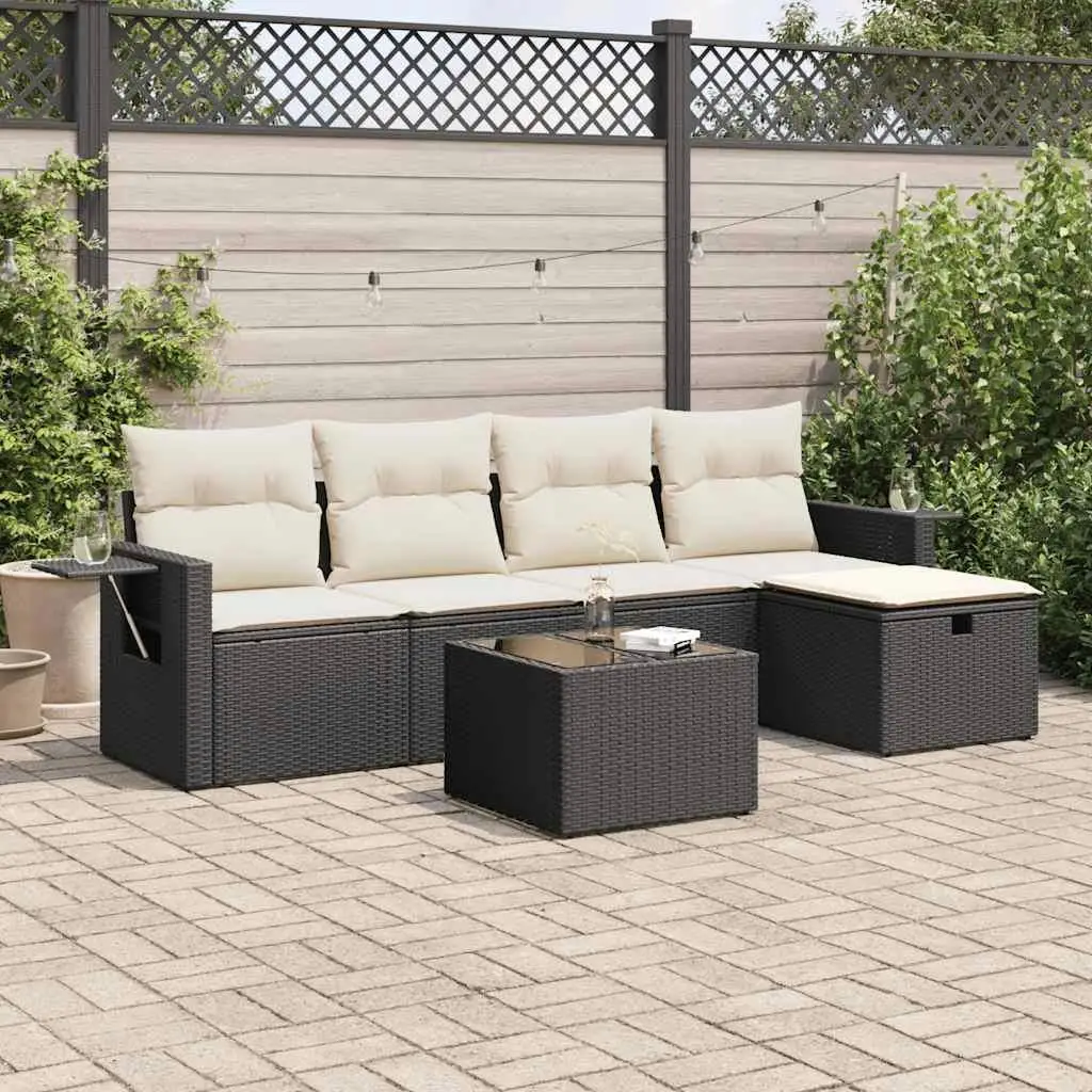Elegant Outdoor Garden Sofa Set Black Cream Modern Cushions Durable Weatherproof Furniture for Patio Balcony
Elegant Outdoor Garden Sofa Set Black Cream Modern Cushions Durable Weatherproof Furniture for Patio Balcony