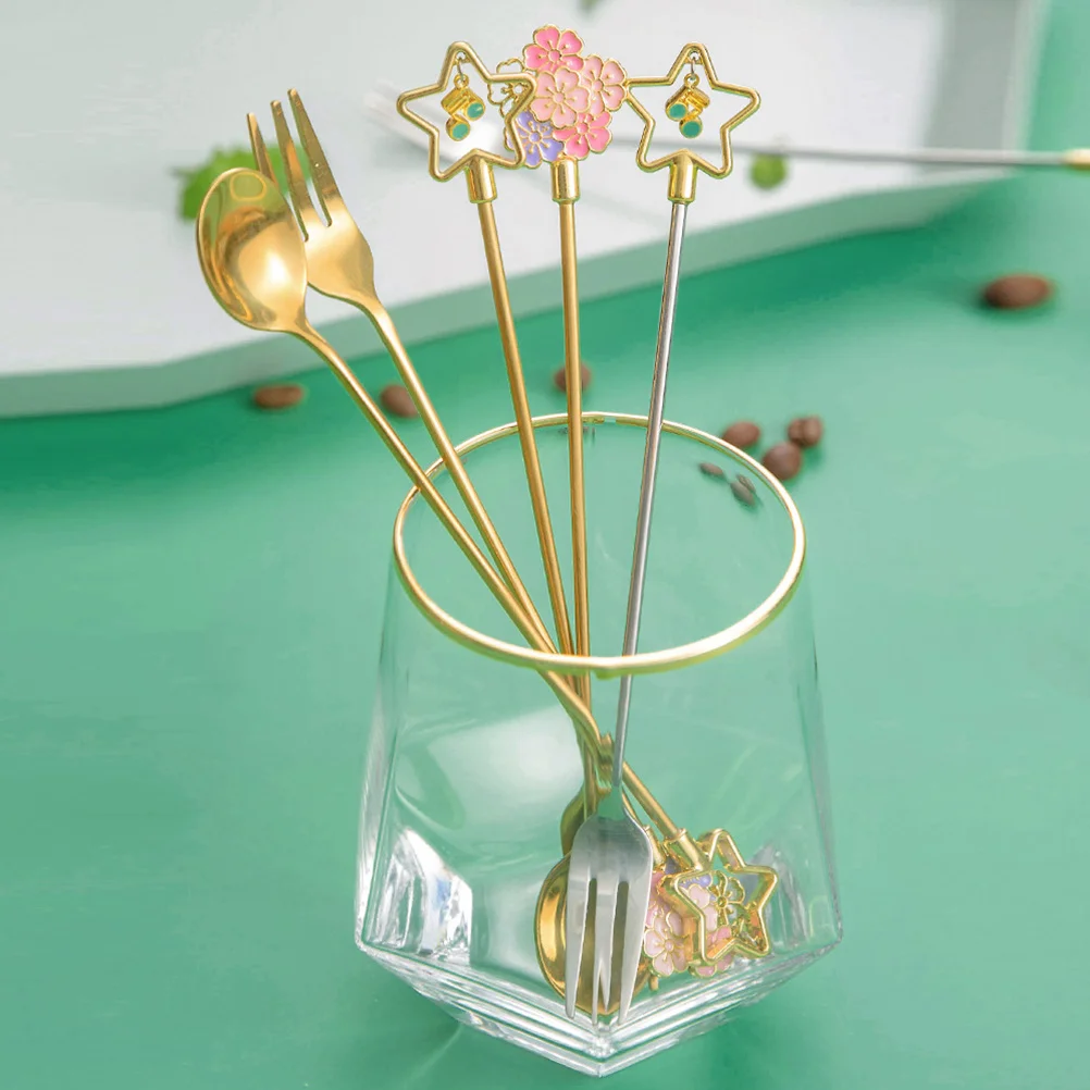 2Pcs Fork Spoon Stainless Steel Creative Dessert Coffee Tableware Exquisite Design Wearresistant Antirust Kitchen
2Pcs Fork Spoon Stainless Steel Creative Dessert Coffee Tableware Exquisite Design Wearresistant Antirust Kitchen