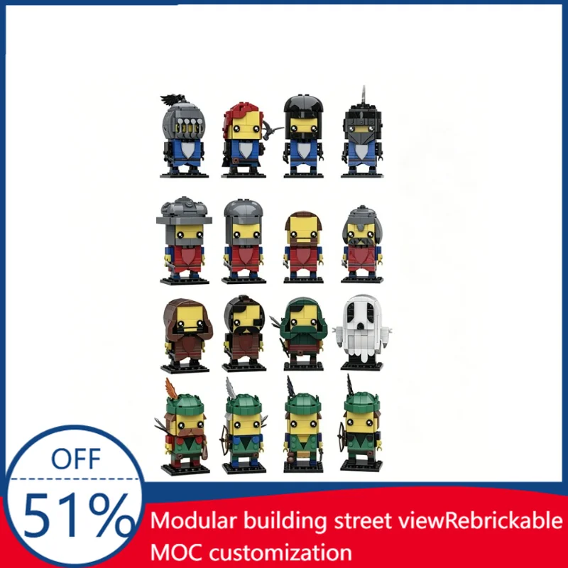 NEW 2394 PCS Castle Themed Character Wave 1 Bundle MOC Model Custom Building Blocks Assembly Educational Toy Gift For Children
NEW 2394 PCS Castle Themed Character Wave 1 Bundle MOC Model Custom Building Blocks Assembly Educational Toy Gift For Children