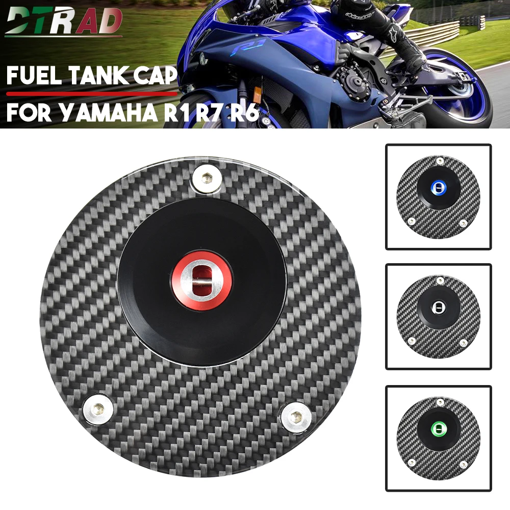 For YAMAHA R7 YZF R1 R6 R3 R125 MT07 MT09 Carbon Fiber Fuel Tank Cap Anti-theft Motorcycle Accessories Fuel Gas Oil Tank Cover
For YAMAHA R7 YZF R1 R6 R3 R125 MT07 MT09 Carbon Fiber Fuel Tank Cap Anti-theft Motorcycle Accessories Fuel Gas Oil Tank Cover