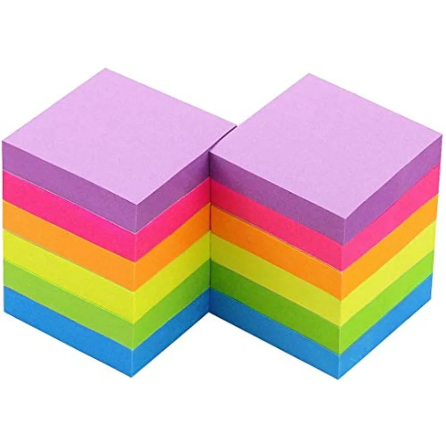 Sticky Notes 2 x 2 Self-Stick Notes 12 Pads, 100 Sheets/Pad
Sticky Notes 2 x 2 Self-Stick Notes 12 Pads, 100 Sheets/Pad