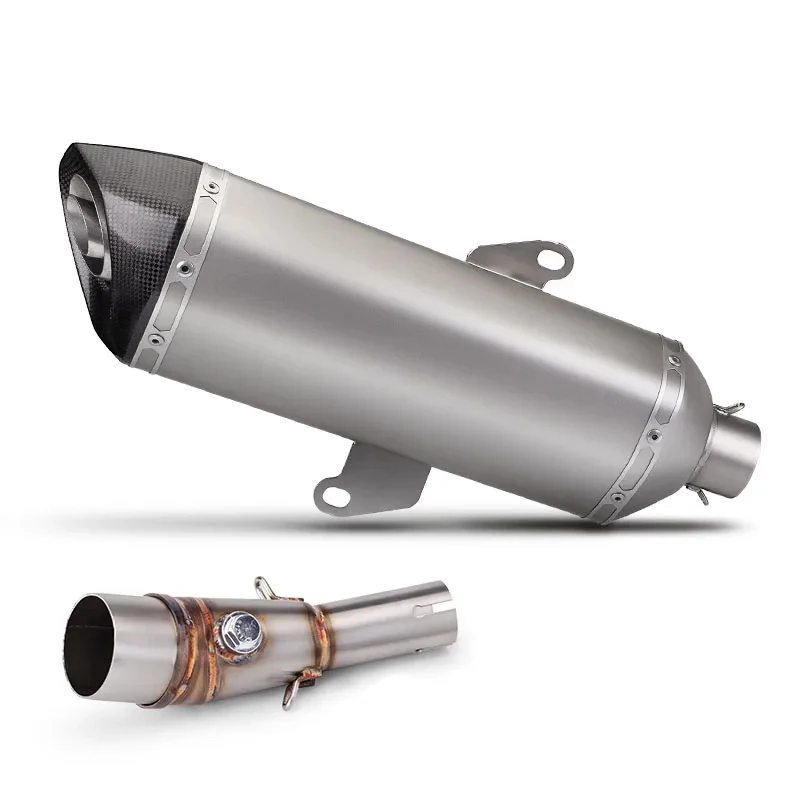 Wholesale Slip-On Exhaust Mid Link Pipe + DB Killer Muffler Fit ADV350 NSS350 Forza350 2021-2024 Maxi Scooter Mod Parts
Wholesale Slip-On Exhaust Mid Link Pipe + DB Killer Muffler Fit ADV350 NSS350 Forza350 2021-2024 Maxi Scooter Mod Parts