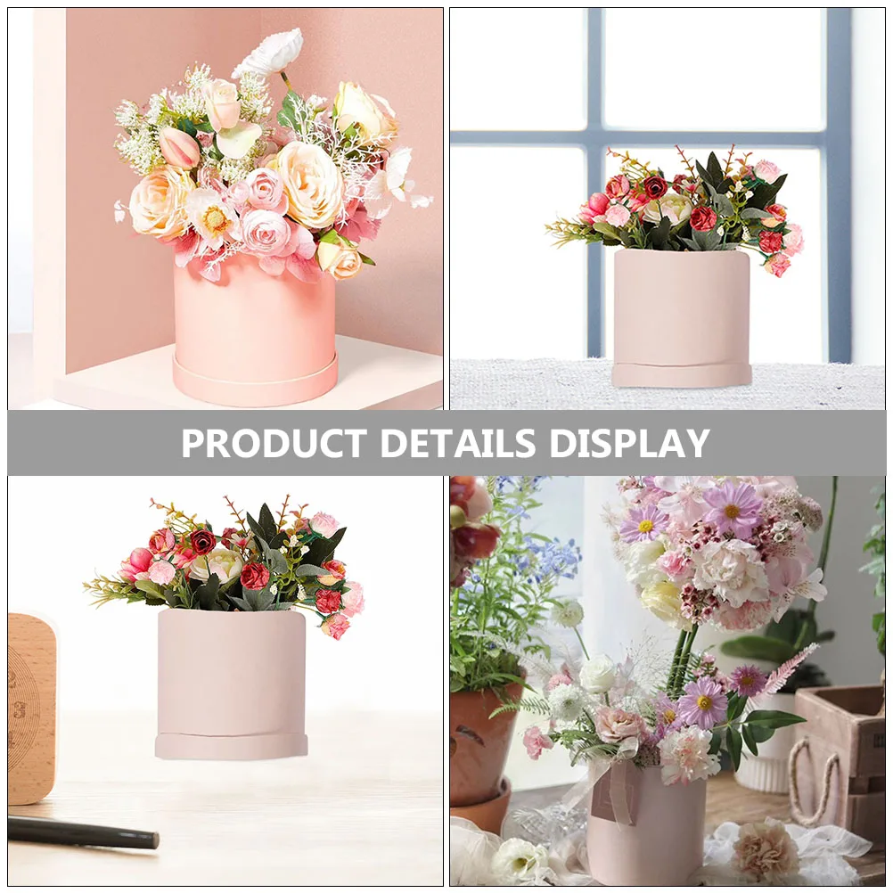 2pcs Pink Mini Round Handheld Flower Boxes for Bouquet Arrangement Gifts Valentine Day Mother Day Wedding Supplies
2pcs Pink Mini Round Handheld Flower Boxes for Bouquet Arrangement Gifts Valentine Day Mother Day Wedding Supplies