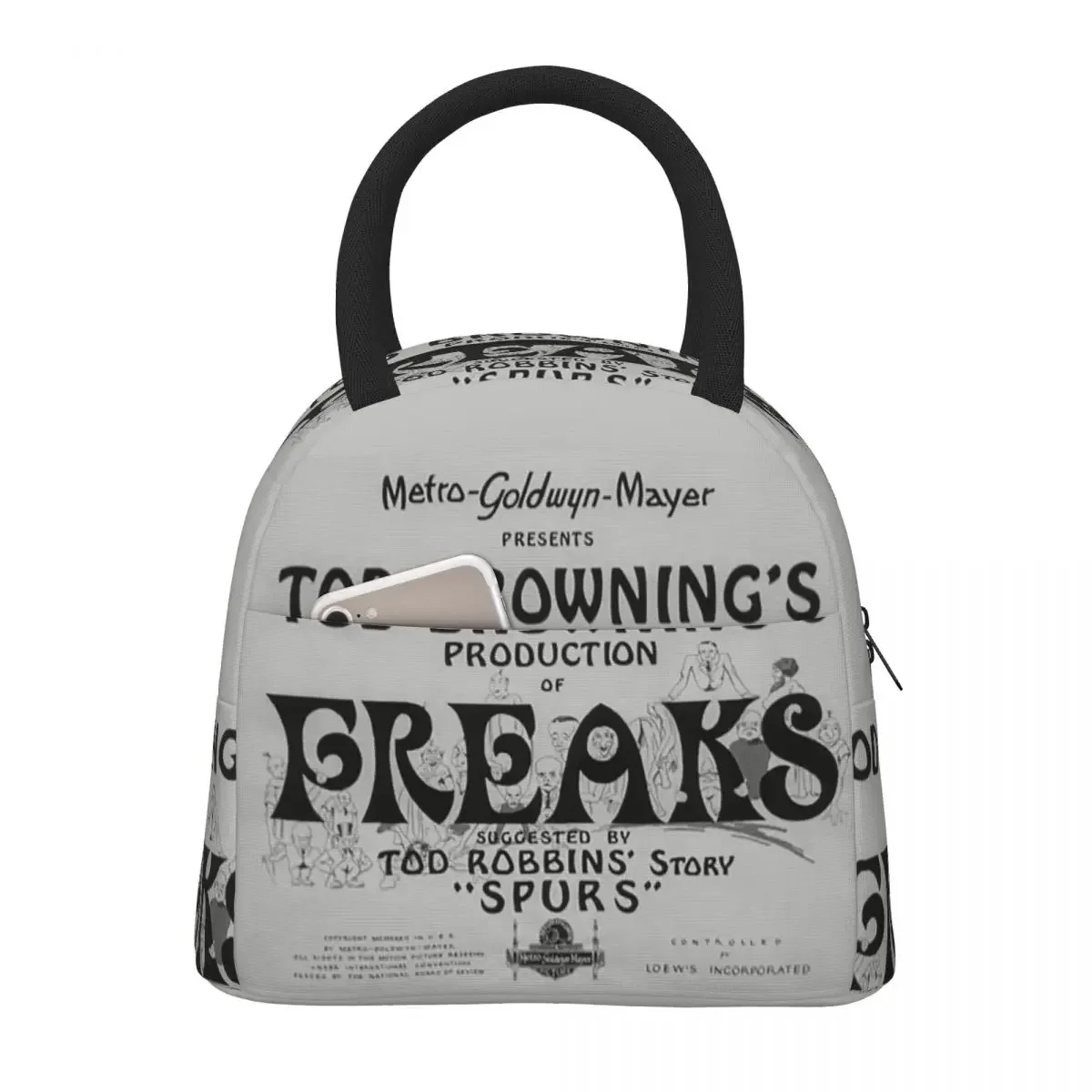 Tod Browning Freaks 1932 Lunch Bags Insulated Bento Box Lunch Tote Leakproof Picnic Bags Cooler Bag for Woman Kids Office
Tod Browning Freaks 1932 Lunch Bags Insulated Bento Box Lunch Tote Leakproof Picnic Bags Cooler Bag for Woman Kids Office
