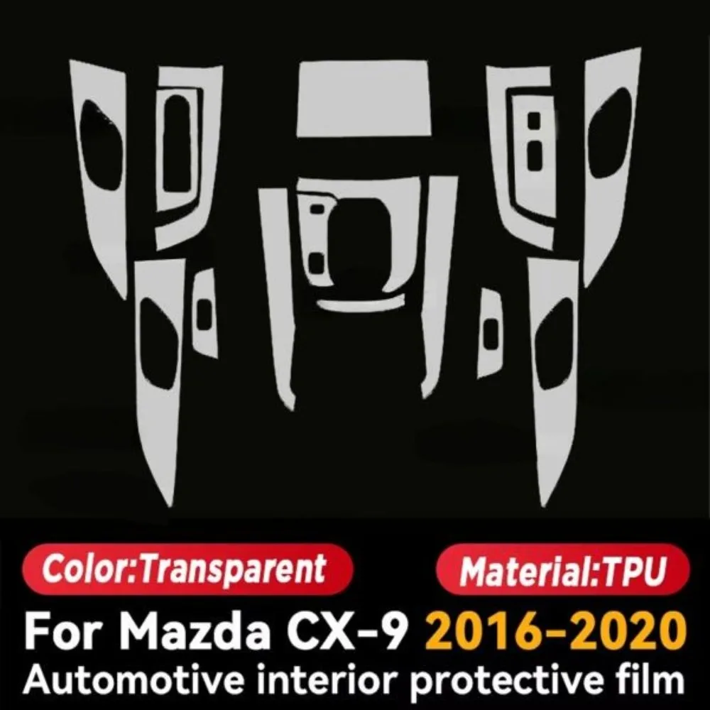 Car Interior TPU Protector Anti-scratch Film For Mazda CX-9 TC 16-20 Auto Protective Transparent Anti-tear Stickers Accessories
Car Interior TPU Protector Anti-scratch Film For Mazda CX-9 TC 16-20 Auto Protective Transparent Anti-tear Stickers Accessories
