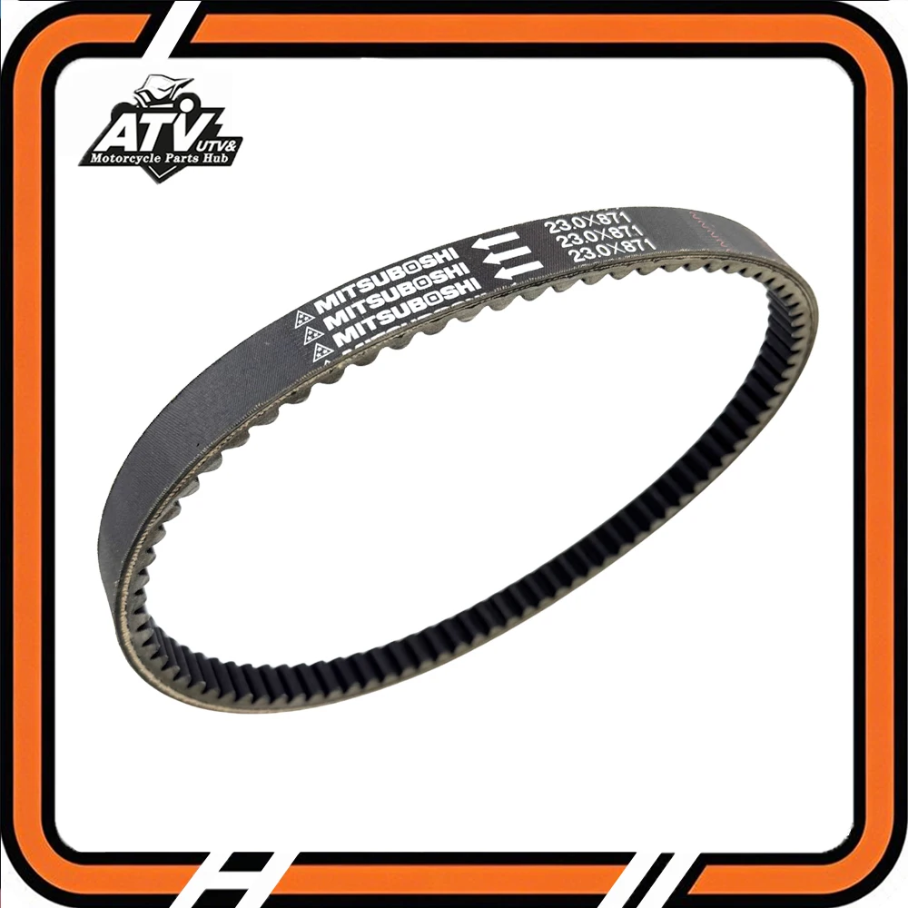 Original Mitsubishi 23 871 Drive Belt LU014621 2.3.10.0050 For Linhai 300 Buyang ATV300 871x23 871 23
Original Mitsubishi 23 871 Drive Belt LU014621 2.3.10.0050 For Linhai 300 Buyang ATV300 871x23 871 23
