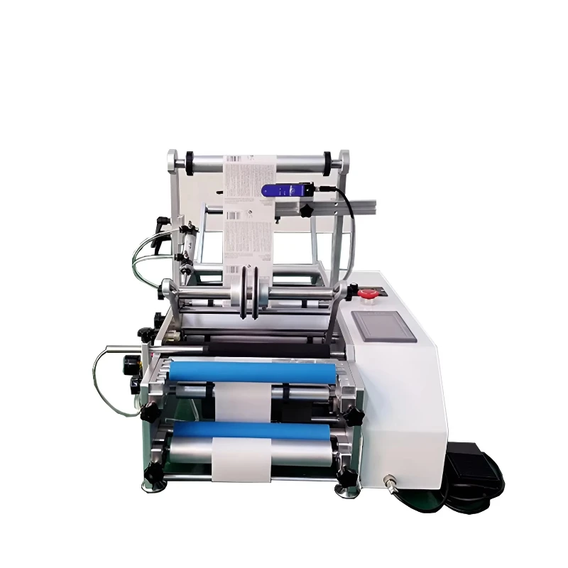 Desktop small semi-automatic logo sticker perfume vanity case wine beverage round flat square glass bottle labeling machine
Desktop small semi-automatic logo sticker perfume vanity case wine beverage round flat square glass bottle labeling machine
