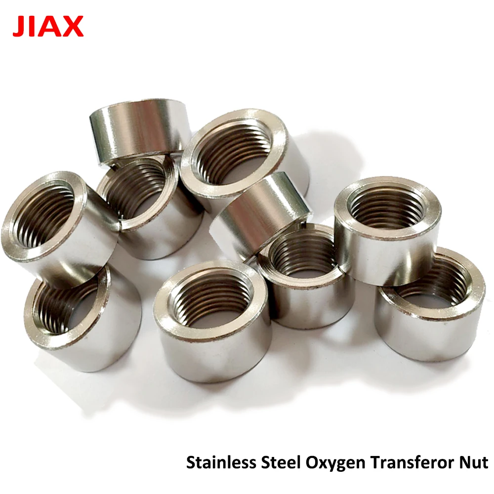 10PCS Stainless Steel M18x1.5 Oxygen Sensor Boss Nut Round Base Weld Nut Exhaust Pipe Auto Parts
10PCS Stainless Steel M18x1.5 Oxygen Sensor Boss Nut Round Base Weld Nut Exhaust Pipe Auto Parts