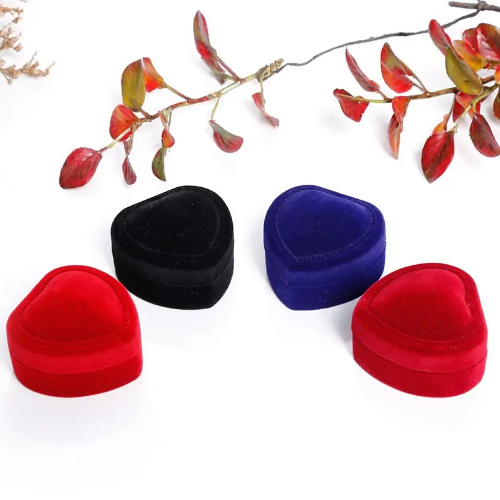 Color Corduroy Heart-shaped Jewelry Box Single Ring/ Necklace box Velvet Jewelry Boxes and Packaging
Color Corduroy Heart-shaped Jewelry Box Single Ring/ Necklace box Velvet Jewelry Boxes and Packaging