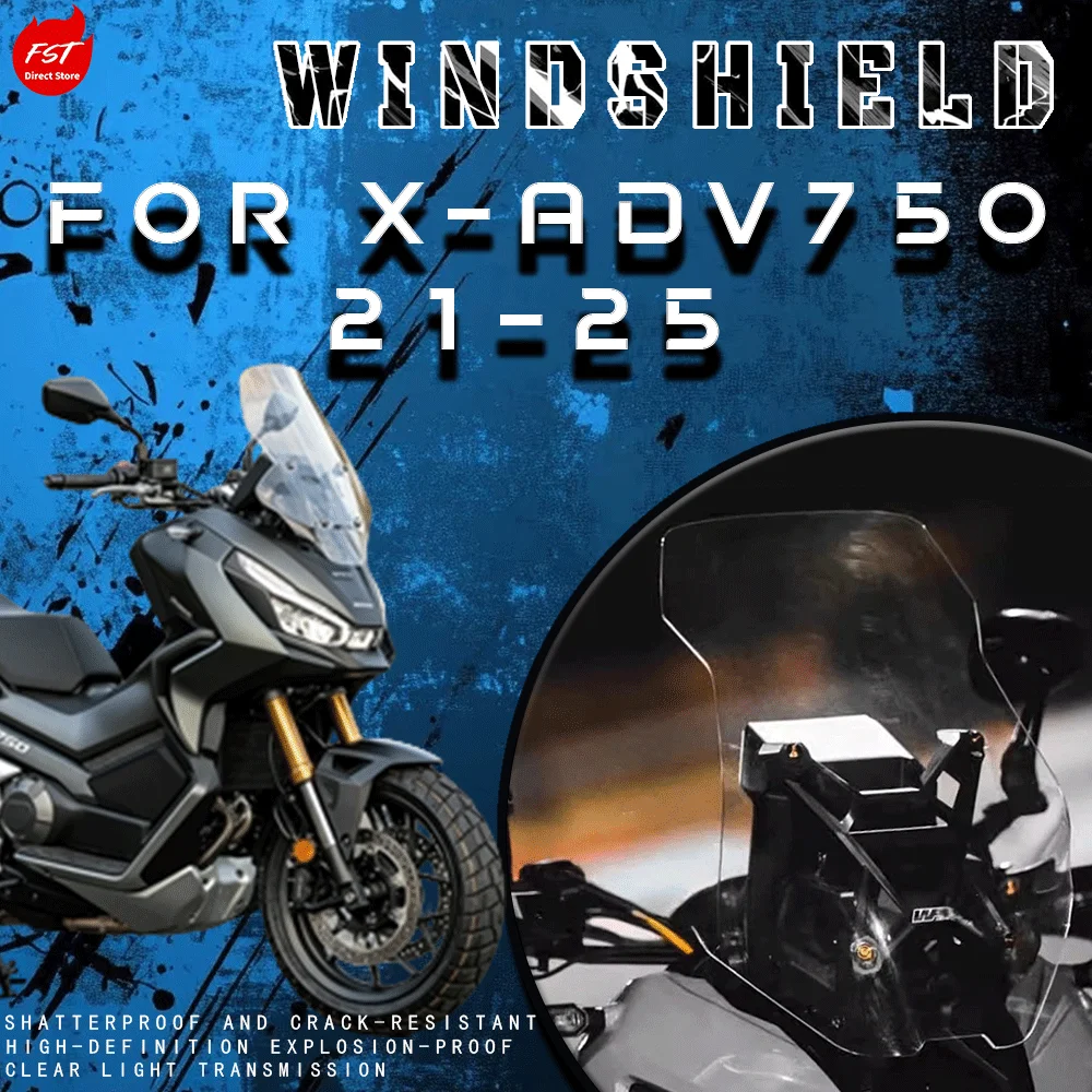 Увеличенное ветровое стекло для X-ADV750 2021-2025, передний ветроотражатель и защита от дождя
Увеличенное ветровое стекло для X-ADV750 2021-2025, передний ветроотражатель и защита от дождя
