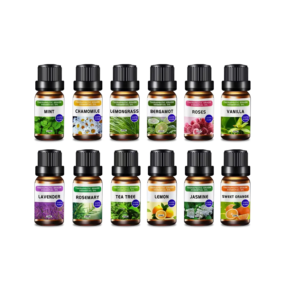 Luxury 12-Blend Essential Oil Gift Set Premium Aromatherapy Oils, Spa Home Diffuser 12 Natural Scents
Luxury 12-Blend Essential Oil Gift Set Premium Aromatherapy Oils, Spa Home Diffuser 12 Natural Scents