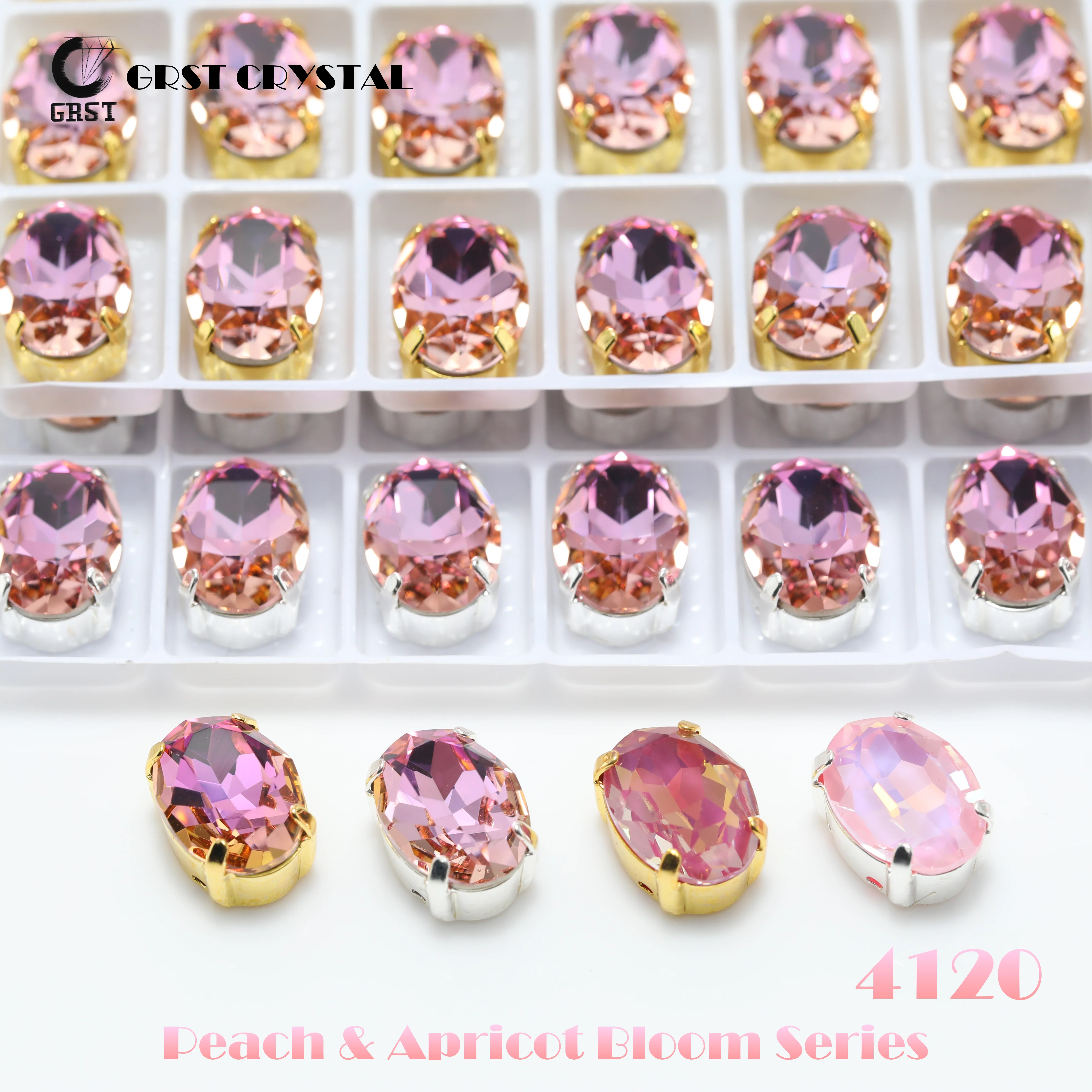 Shiny Crystal Stone 4120 Oval Pointed Back Claw Rhinestones Peach Apricot Bloom Series for DIY Supplies Bags Shoes Wedding Dress
Shiny Crystal Stone 4120 Oval Pointed Back Claw Rhinestones Peach Apricot Bloom Series for DIY Supplies Bags Shoes Wedding Dress