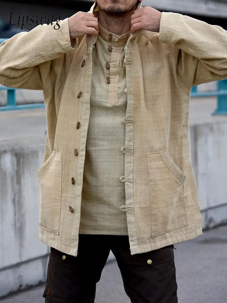 Льняная куртка с капюшоном в богемном стиле в стиле ретро для мужчин, осенняя повседневная свободная кардиган с длинными рукавами, топы, весенняя мужская винтажная верхняя одежда
Льняная куртка с капюшоном в богемном стиле в стиле ретро для мужчин, осенняя повседневная свободная кардиган с длинными рукавами, топы, весенняя мужская винтажная верхняя одежда