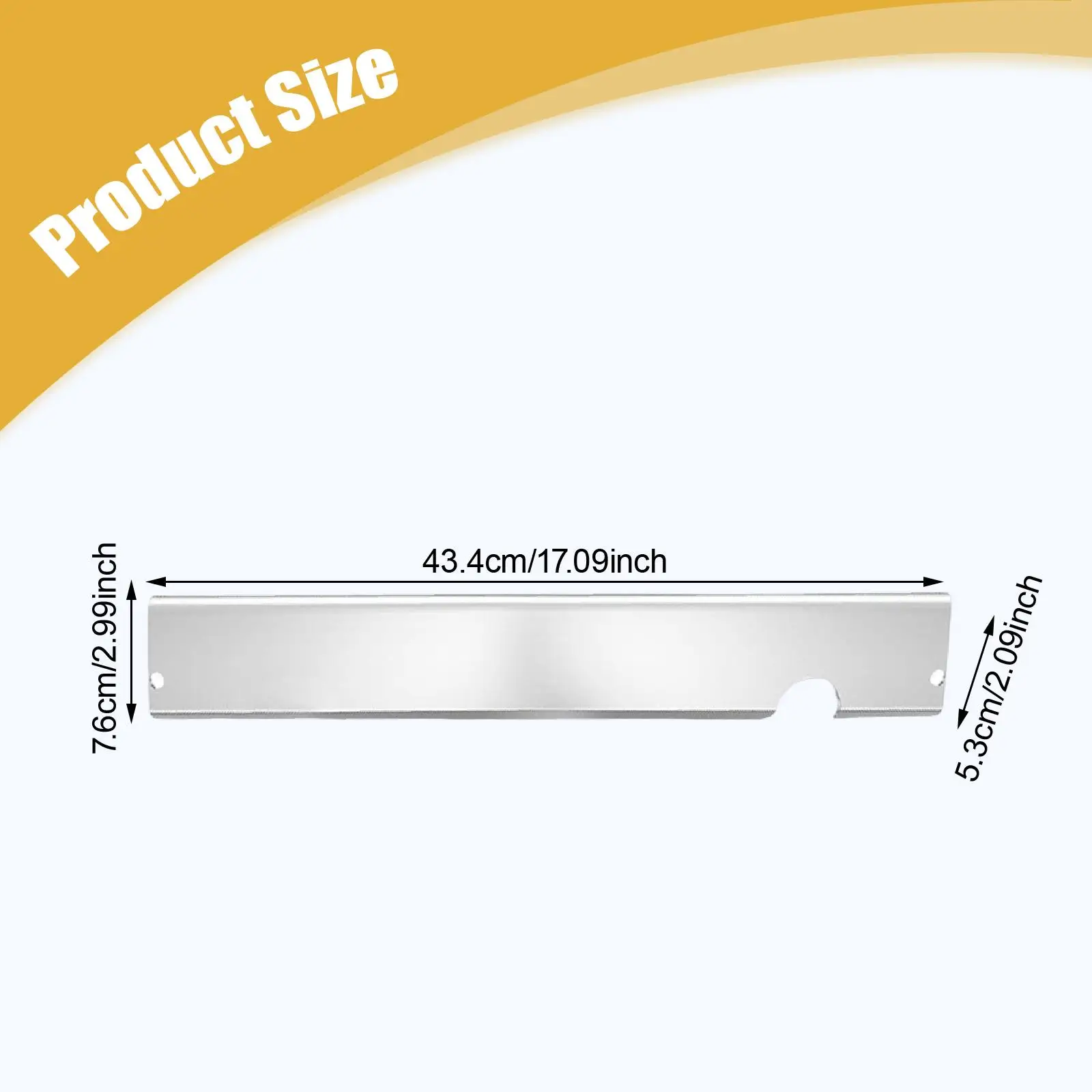 Stainless Steel Flavor Bar Replacement BBQ Heat Plate for Gas Grill Outdoor Grilling and Picnic Use
Stainless Steel Flavor Bar Replacement BBQ Heat Plate for Gas Grill Outdoor Grilling and Picnic Use