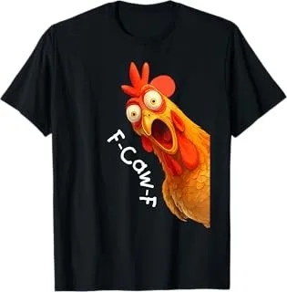 Cute F-Caw-F Chicken Design Graphic Tee for Men and Women
Cute F-Caw-F Chicken Design Graphic Tee for Men and Women