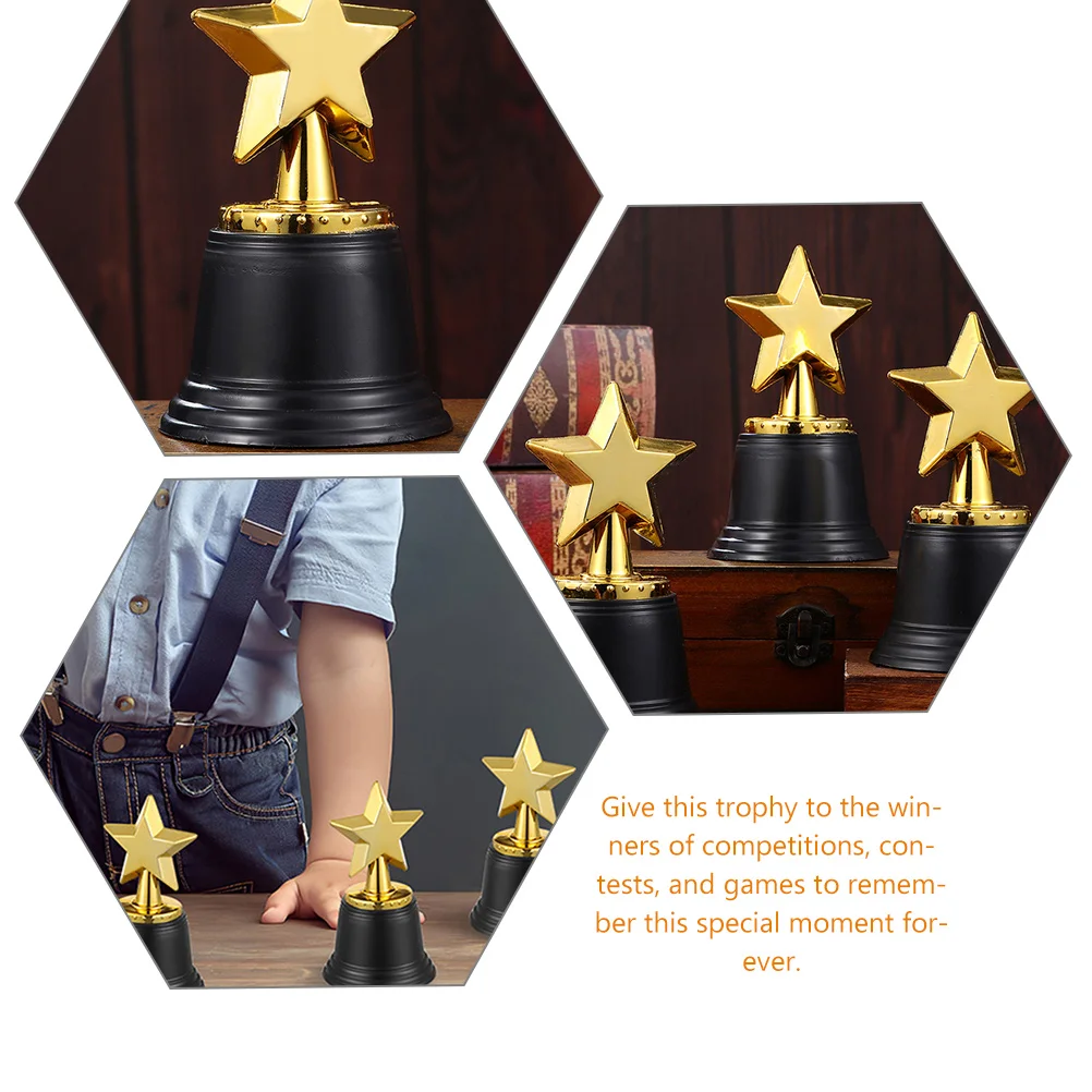 10pcs Mini Trophies Star Plastic Awards For Kids Reward Party Decorations Children Trophy School Supplies Stickers
10pcs Mini Trophies Star Plastic Awards For Kids Reward Party Decorations Children Trophy School Supplies Stickers