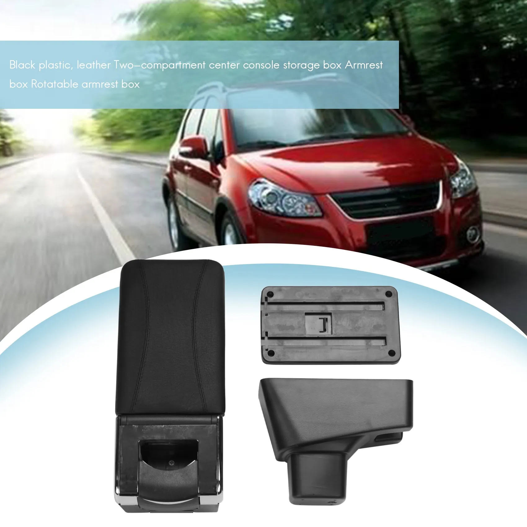 Rest For Sx4 2007-2013 Center Centre Console Storage Box Armrest Rotatable 2008 2009 2010 2011 2012
Rest For Sx4 2007-2013 Center Centre Console Storage Box Armrest Rotatable 2008 2009 2010 2011 2012