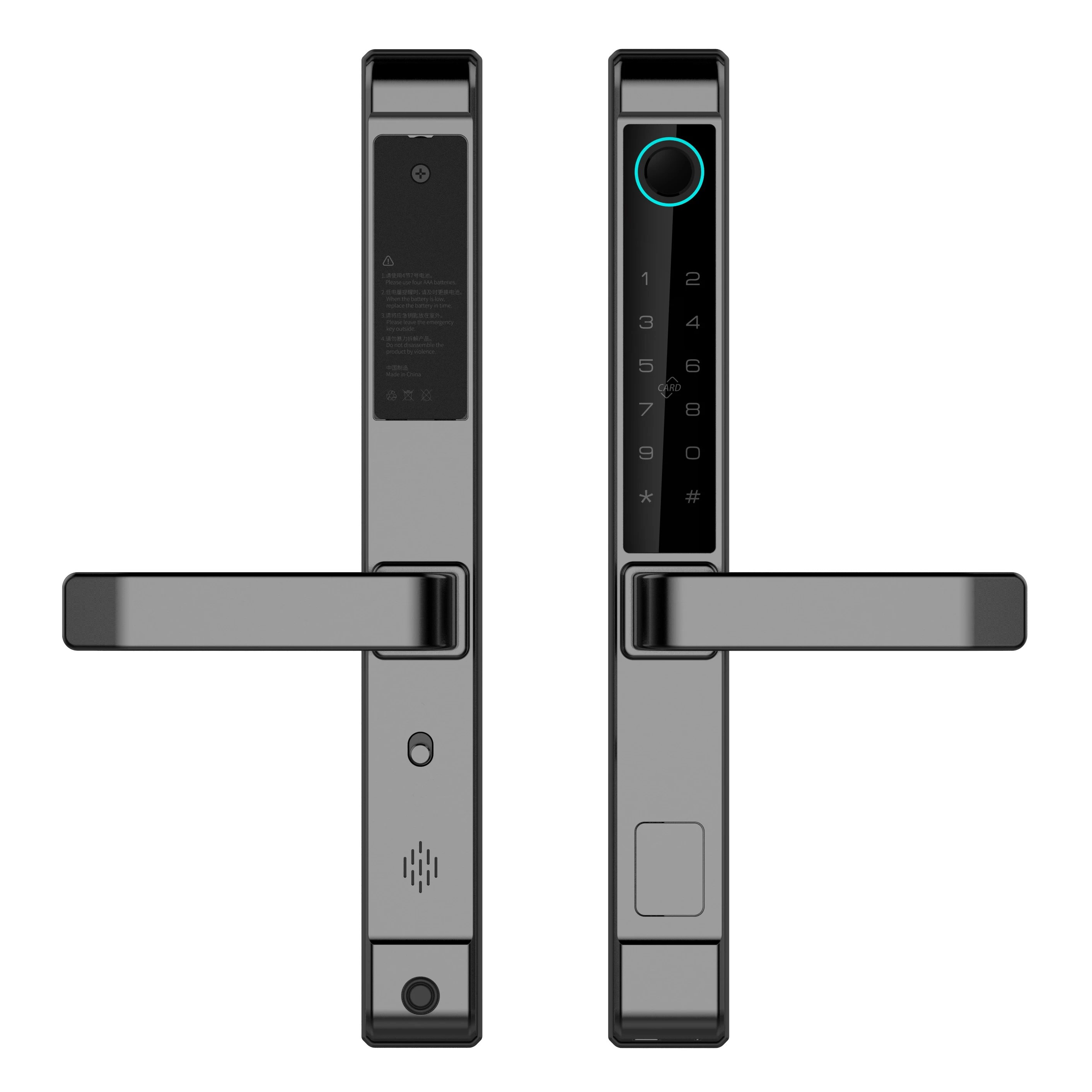 Aluminum Door Smart Lock with Memory Card Waterproof Tuya WiFi Digital Lock for Steel/Aluminum Doors
Aluminum Door Smart Lock with Memory Card Waterproof Tuya WiFi Digital Lock for Steel/Aluminum Doors