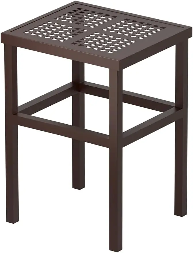 Sturdy 23" Aluminum Plant Stand for Indoor/Outdoor Use - Perfect for Patios, Gardens & Living Room Decor in Brown
Sturdy 23" Aluminum Plant Stand for Indoor/Outdoor Use - Perfect for Patios, Gardens & Living Room Decor in Brown