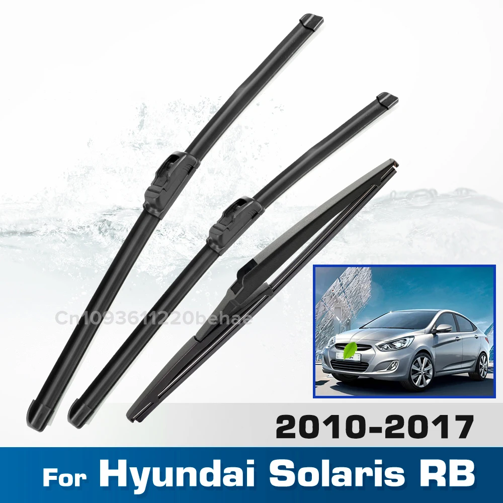 Wiper Front & Rear Wiper Blades Set For Hyundai Solaris RB Hatchback 2010 - 2017 Windshield Windscreen Window Brushes 26"16"11"
Wiper Front & Rear Wiper Blades Set For Hyundai Solaris RB Hatchback 2010 - 2017 Windshield Windscreen Window Brushes 26"16"11"