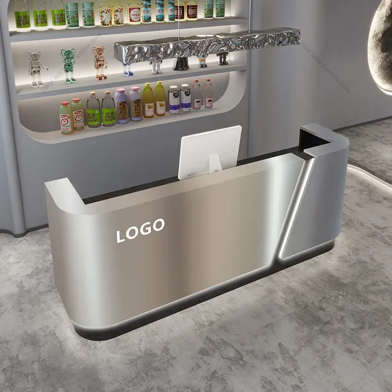 Простая современная стойка регистрации, скандинавский серебристый дизайн, стойка регистрации в вестибюле, мебель для хранения салона красоты, балкон, FYRD
Простая современная стойка регистрации, скандинавский серебристый дизайн, стойка регистрации в вестибюле, мебель для хранения салона красоты, балкон, FYRD