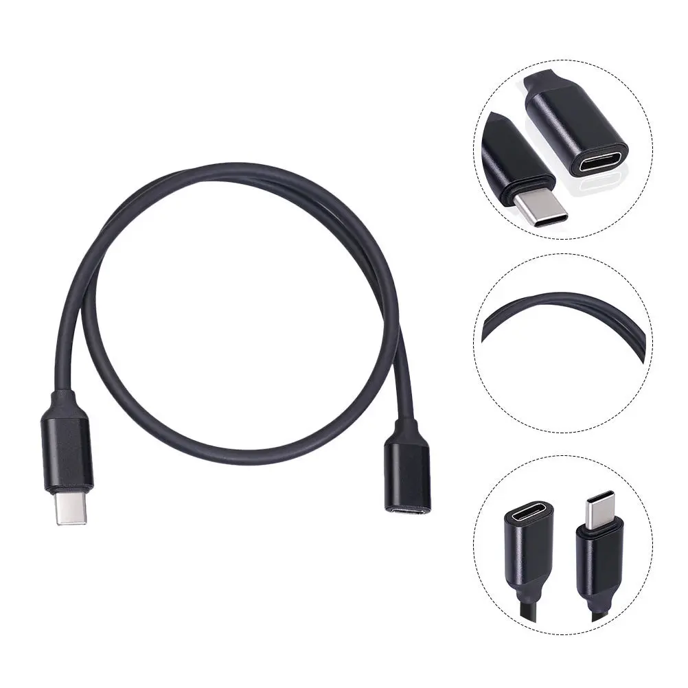 1.5m Type-C Extension Charging Cable 480Mbps Data Transfer 60W Power Delivery Flexible Cord for USB-C Port Devices
1.5m Type-C Extension Charging Cable 480Mbps Data Transfer 60W Power Delivery Flexible Cord for USB-C Port Devices