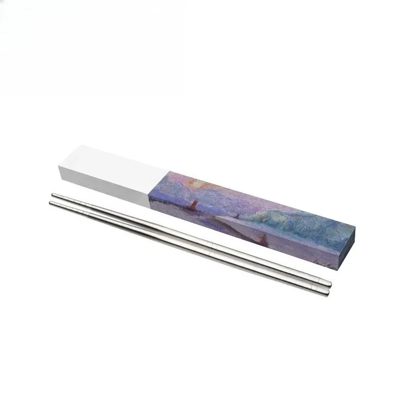 Outdoor household non-slip metal pure titanium chopsticks, healthy and lightweight tableware, business gifts
Outdoor household non-slip metal pure titanium chopsticks, healthy and lightweight tableware, business gifts