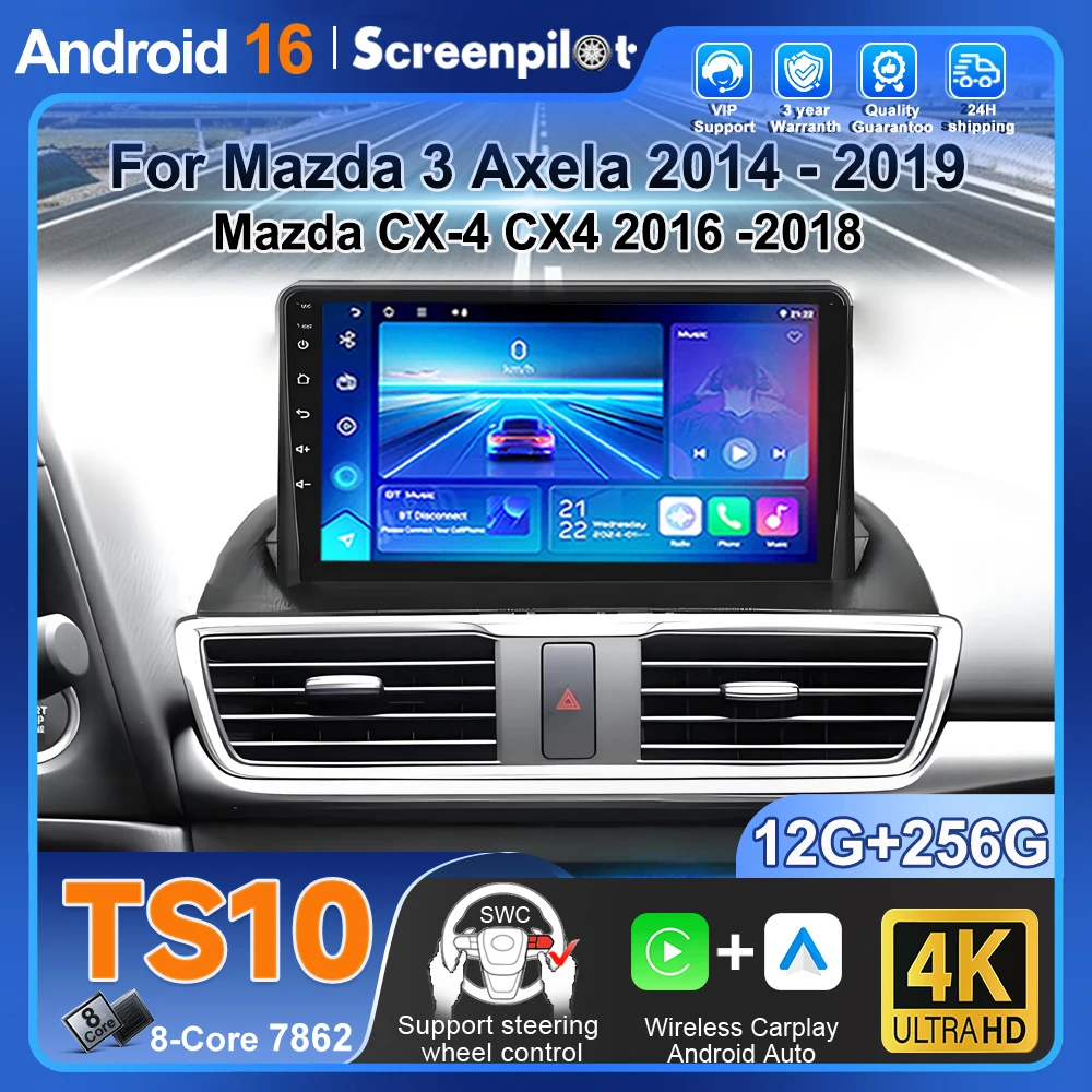 For Mazda 3 Axela 2014 - 2019 Mazda Cx-4 Cx4 2016 -2018 Android 16 Auto Radio Stereo Multimidia Player Gps Navigation Car Gps
For Mazda 3 Axela 2014 - 2019 Mazda Cx-4 Cx4 2016 -2018 Android 16 Auto Radio Stereo Multimidia Player Gps Navigation Car Gps