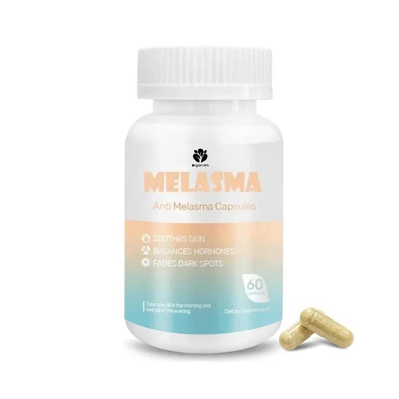 Melanin anti melasma capsules, melanin supplements, vitamin C and turmeric extract, brightening and even skin tone -60 capsules
Melanin anti melasma capsules, melanin supplements, vitamin C and turmeric extract, brightening and even skin tone -60 capsules