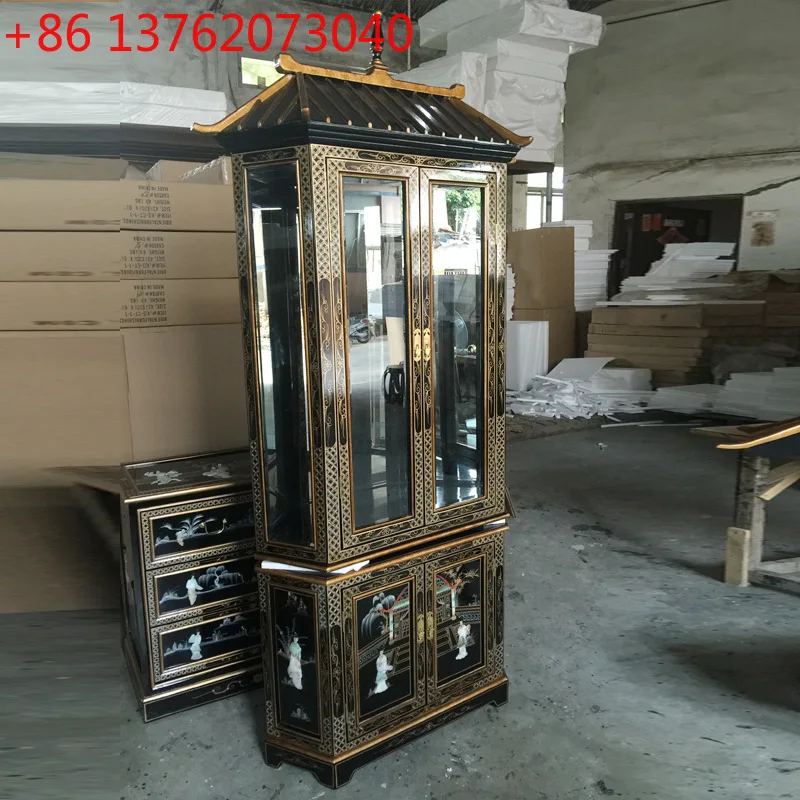 Bogu Rack Художественный шкаф для хранения книг Стеклянная витрина Классическая расписная мебель
Bogu Rack Художественный шкаф для хранения книг Стеклянная витрина Классическая расписная мебель