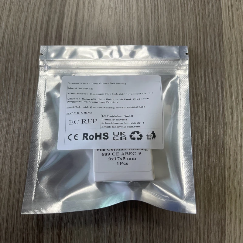 689CE 9x17x5mm Full Ceramic Bearing 5PCS Zro2 All Zirconia Ball Bearings
689CE 9x17x5mm Full Ceramic Bearing 5PCS Zro2 All Zirconia Ball Bearings
