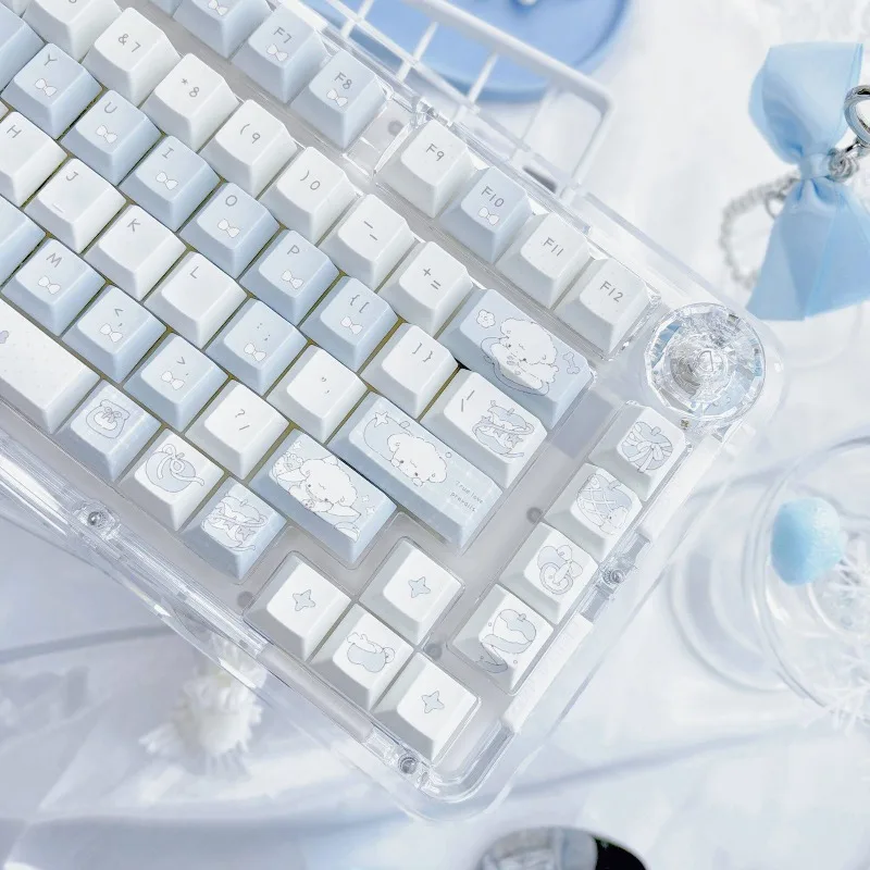 Cute Puppy Theme Keycaps Set Customized PBT Sublimation Cherry COA Profile Keyboard Cap for Mechanical Keyboard Accessories
Cute Puppy Theme Keycaps Set Customized PBT Sublimation Cherry COA Profile Keyboard Cap for Mechanical Keyboard Accessories