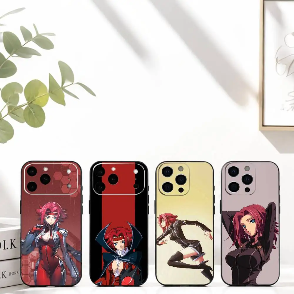 Anime Code Geass Kallen Stadtfeld Phone Case For iPhone 17,16,15,14,13,12,11 Plus,Pro Max,XS,Soft Silicone Black Cover
Anime Code Geass Kallen Stadtfeld Phone Case For iPhone 17,16,15,14,13,12,11 Plus,Pro Max,XS,Soft Silicone Black Cover