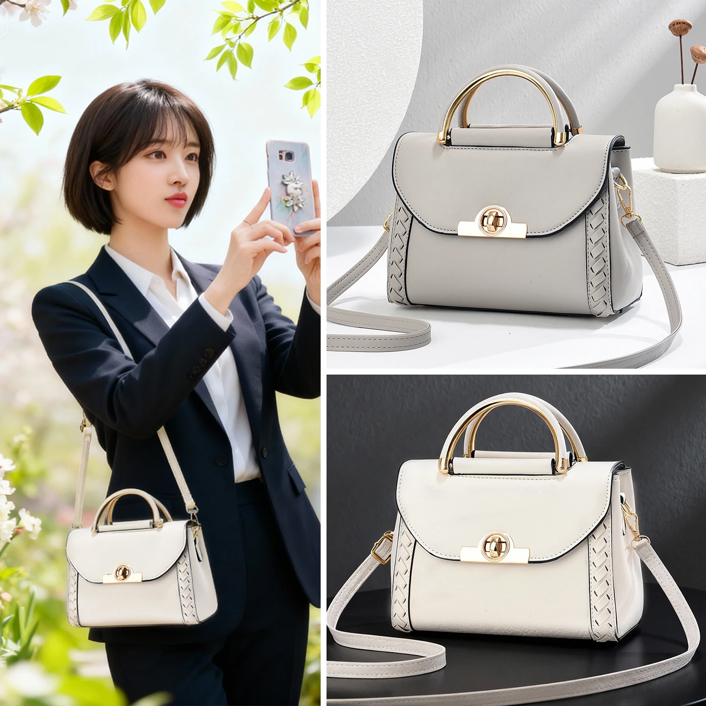 Модная плетеная сумка через плечо для женщин, простая повседневная сумка для поездок на работу, мягкая повседневная сумочка с застежкой на молнии.
Модная плетеная сумка через плечо для женщин, простая повседневная сумка для поездок на работу, мягкая повседневная сумочка с застежкой на молнии.