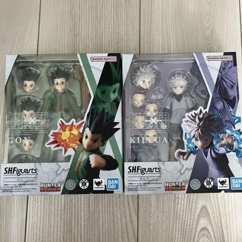 Bandai TAMASHII NATIONS S.H.Figuarts Hunter x Hunter Killua Gon Figure Anime Action Model Collectible Toys Gift
Bandai TAMASHII NATIONS S.H.Figuarts Hunter x Hunter Killua Gon Figure Anime Action Model Collectible Toys Gift