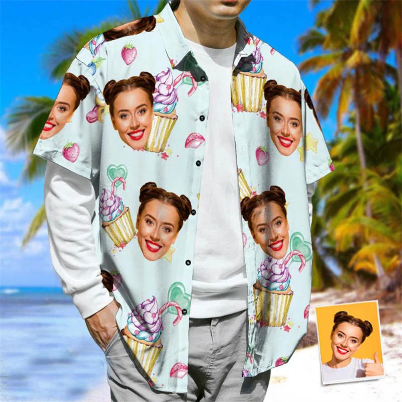 Fashion Summer 3D Printed Ice Cream Hawaiian Shirt Trendy Y2k Loose Breathable Beach Party Tops Cool Men's Short Sleeves Tops
Fashion Summer 3D Printed Ice Cream Hawaiian Shirt Trendy Y2k Loose Breathable Beach Party Tops Cool Men's Short Sleeves Tops
