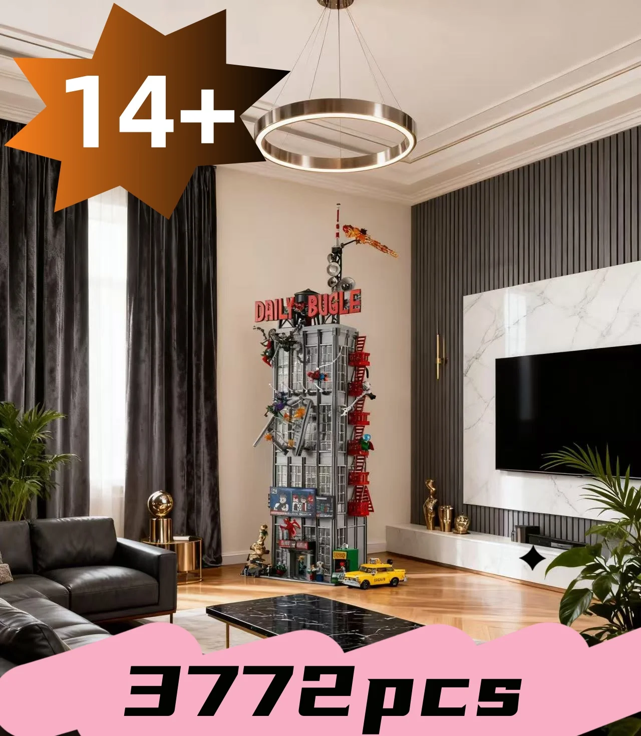 Новинка 2025 года, 3772 шт., подарки для вечеринки, совместимые с набором зданий с видом на улицу для детей и взрослых, сделай сам, подарки на день рождения, Рождество
Новинка 2025 года, 3772 шт., подарки для вечеринки, совместимые с набором зданий с видом на улицу для детей и взрослых, сделай сам, подарки на день рождения, Рождество